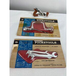 VTG Marx Pocketools Miniature Tool Set Incl. Plane Bit Brace & Wrenches Collecti